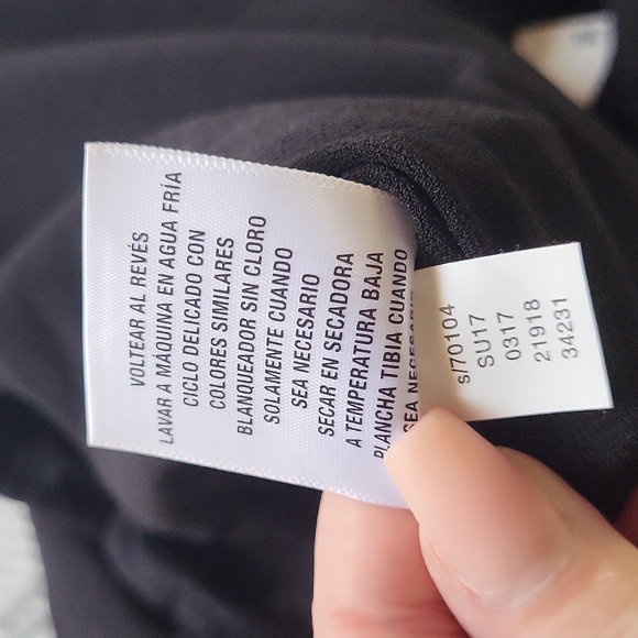 Bar III Black V-Neck Jumpsuit with Tapered Fit - Picture 11 of 11